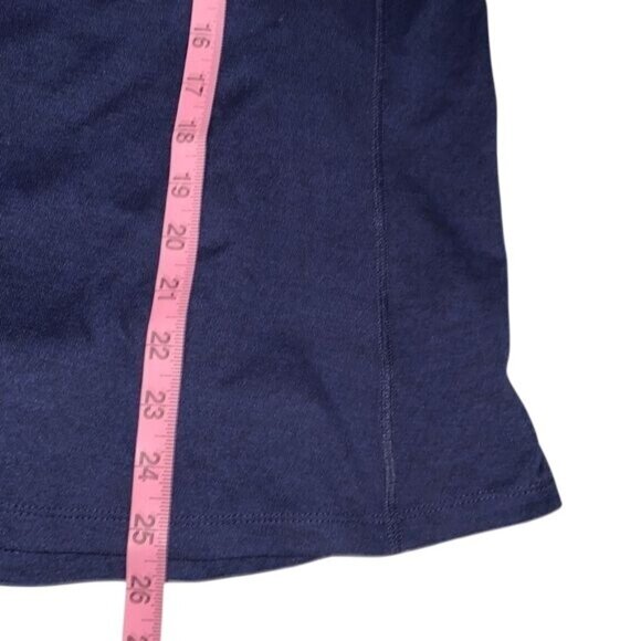 Old Navy Active Go-Dry Navy Blue Tank Top XL Fitted With Back Cutout Design Ligh - Picture 9 of 9